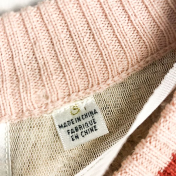 Charlie & Robin Cream Button Front Fuzzy Retro Cardigan Small womens - Picture 8 of 9